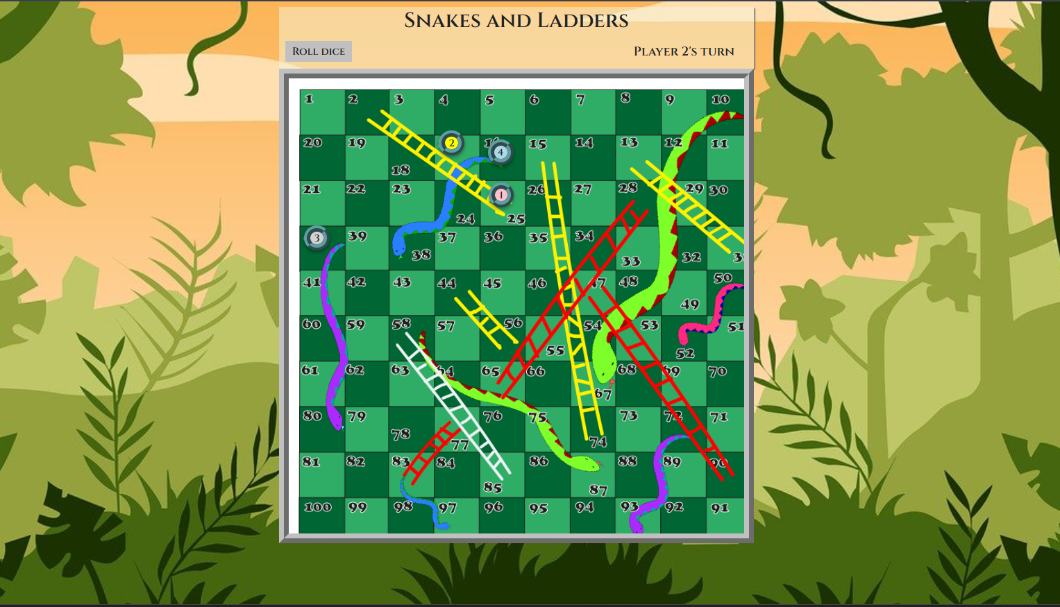 Snake and ledders Game